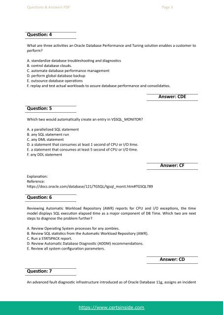 1Z0-417 Exam Questions