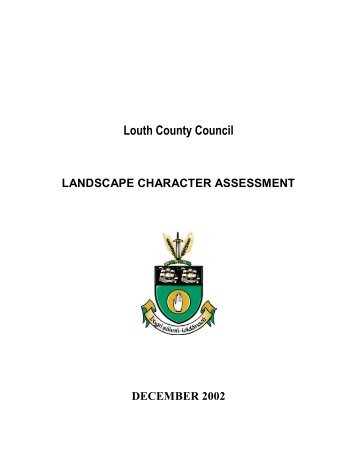 LANDSCAPE CHARACTER ASSESSMENT - Louth Heritage