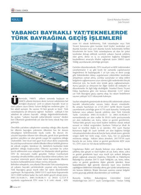 STANBUL GÜMRÜK BÜLTEN 3. SAYI