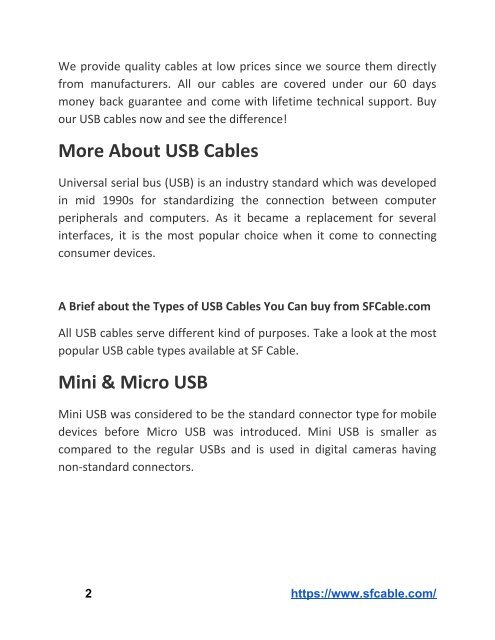 Everything You Need to Know About USB Cable Types