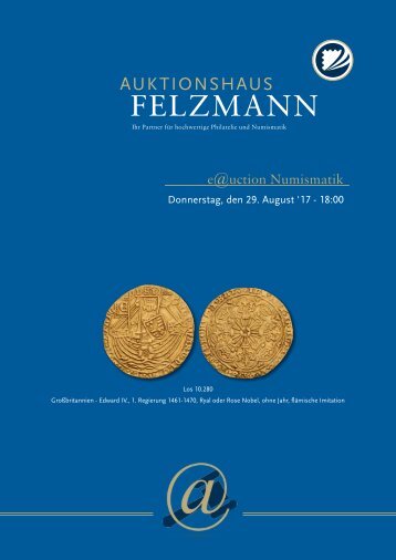 Auktionshaus Felzmann - Auktion-1015 - Numismatik
