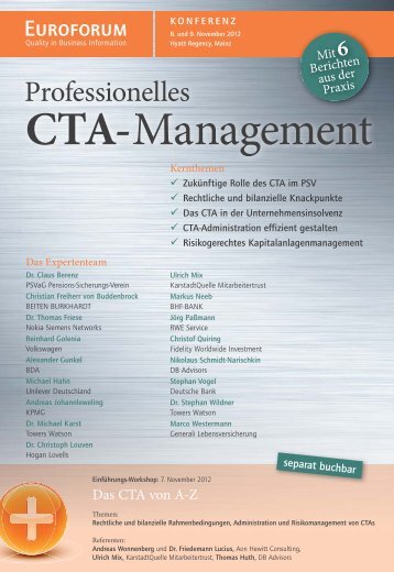 Management CTA- - Euroforum