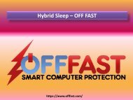 Hybrid Sleep - Off Fast