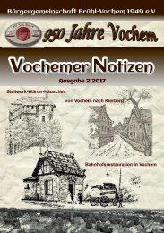 Vochemer Notizen - Ausgabe 02.2017