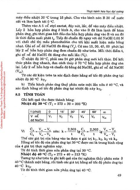 THỰC HÀNH HÓA HỌC ĐẠI CƯƠNG NGUYỄN ĐỨC CHUNG (ONLINE VERSION)