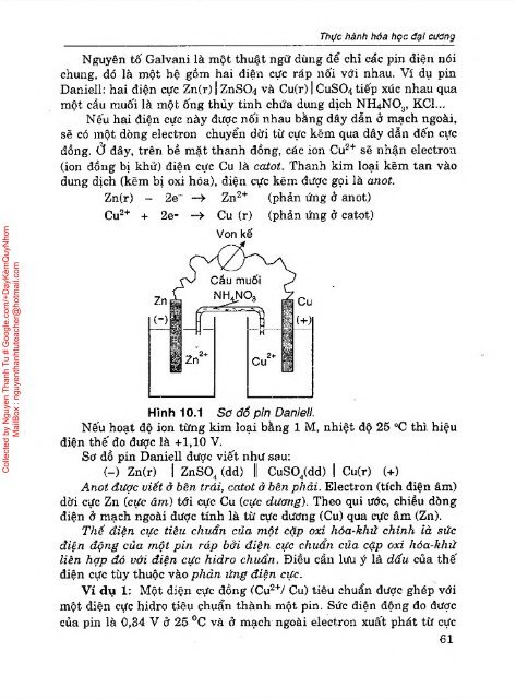 THỰC HÀNH HÓA HỌC ĐẠI CƯƠNG NGUYỄN ĐỨC CHUNG (ONLINE VERSION)