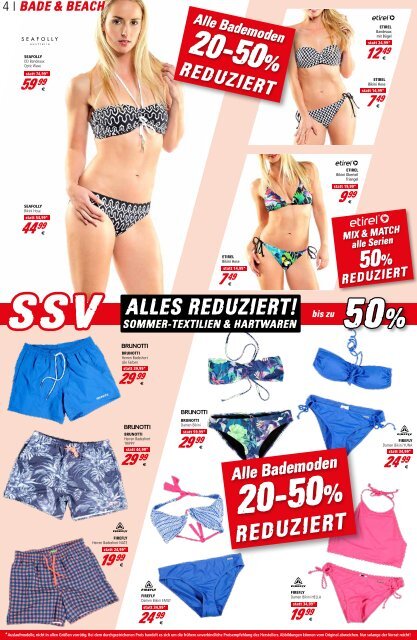 Intersport Stähle - SSV Sommer-Schluss-Verkauf bis zu 50%