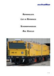 referenzliste list of references schienenfahrzeuge rail vehicles