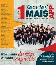 Informativo da Chapa 1 | Somos Mais APP