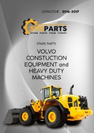 Volvo special equipment spare parts - Запчасти для спецтехники Volvo