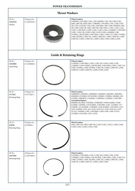 Volvo special equipment spare parts - Запчасти для спецтехники Volvo