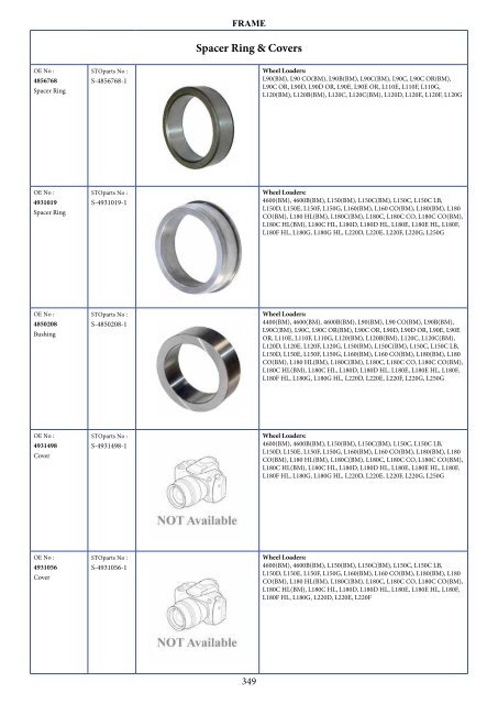 Volvo special equipment spare parts - Запчасти для спецтехники Volvo