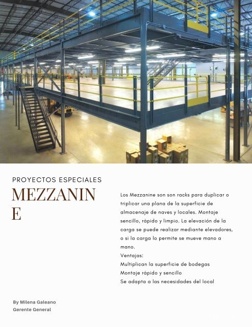 Brochure Estantería