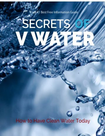 The Secrets of V Water