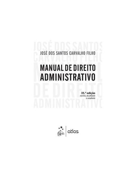 _Manual de Direito Administrativo_(2017)_Jose dos Santos Carvalho Filho