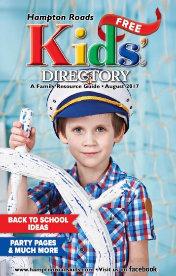 Hampton Roads Kids' Directory: August 2017