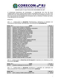 RESOLUÇÃO Nº 044/07 EM 20 DE DEZEMBRO - CORECON-RJ