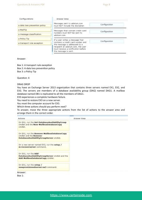 70-341 Exam Questions