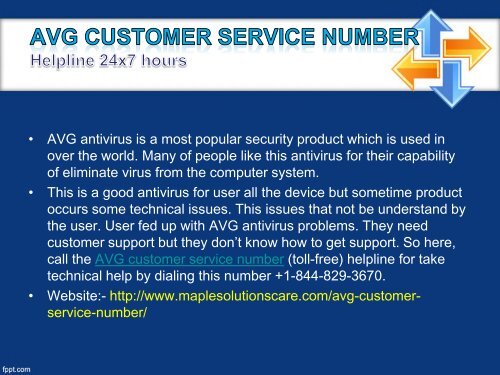 AVG Customer Service Number