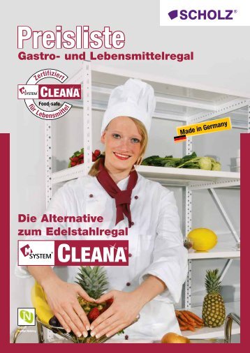 CLEANA Preisliste 2017