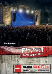 Hütte Rockt Festival 11 - Programmheft