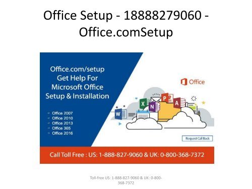 Office Setup - 18888279060 - Office.com/Setup