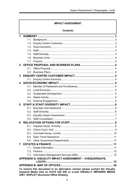 Chequergate, Louth, (PDF 937K) - HM Revenue & Customs