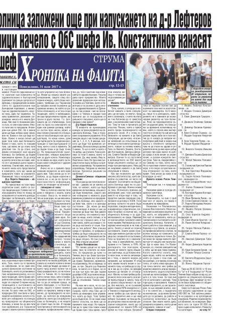 Вестник "Струма" брой 175 