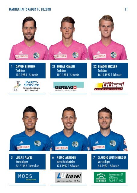 FC LUZERN MATCHZYTIG N°2 17/18 (RSL 3)