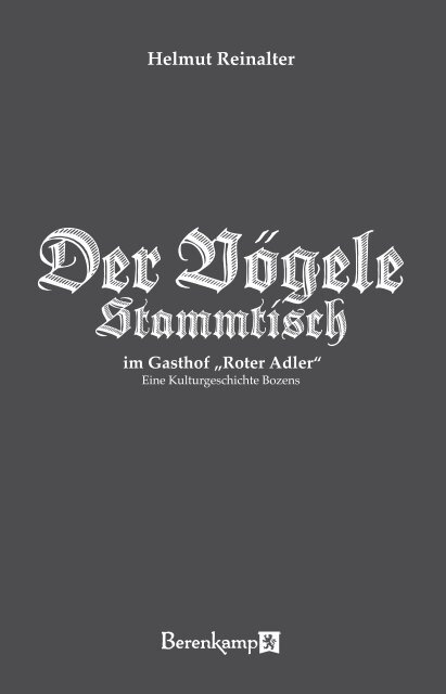 Reinalter, Vögele-Stammtisch – Leseprobe