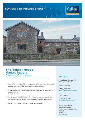 The School House Market Square, Collon, Co Louth - MyHome.ie