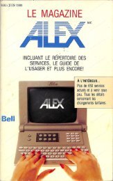 ALEXtel mai-juin 1990