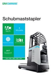 Schubmaststapler UMS