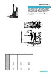 Schubmaststapler UMS 160 VDI Datenblatt