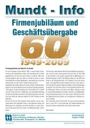 Firmenjubiläum und Geschäftsübergabe