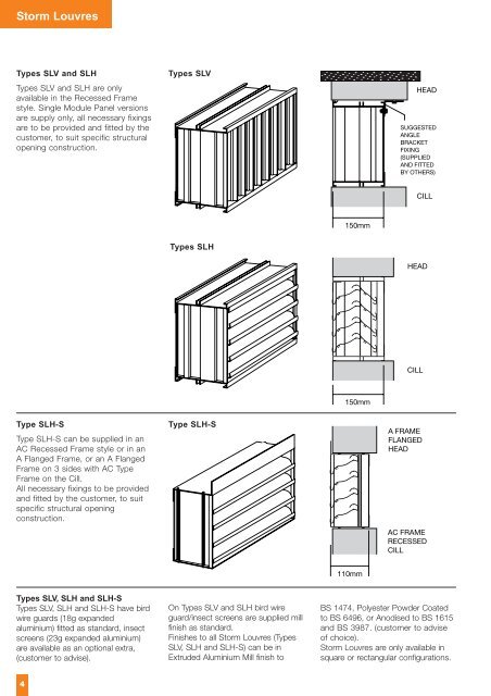 Storm Louvres - Actionair