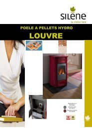 Descriptif technique Poêle HYDRO A PELLETS LOUVRE