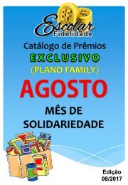 Catálogo Escolar Fidelidade (Plano Family) - Agosto 2017