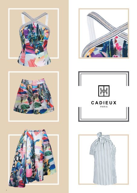 Cadieux Paris Catalog SS 18