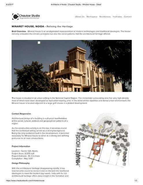 Minaret house, Noida