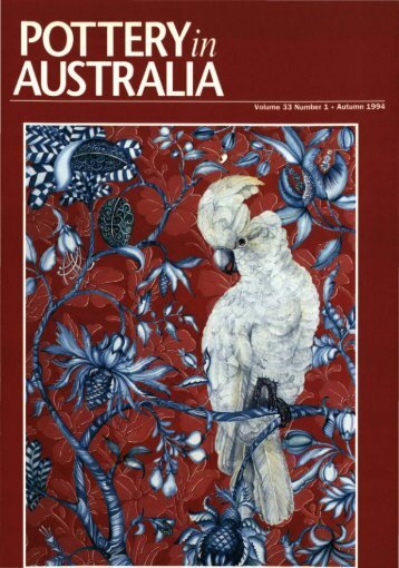 Pottery In Australia Vol 33 No 1 Autumn 1994