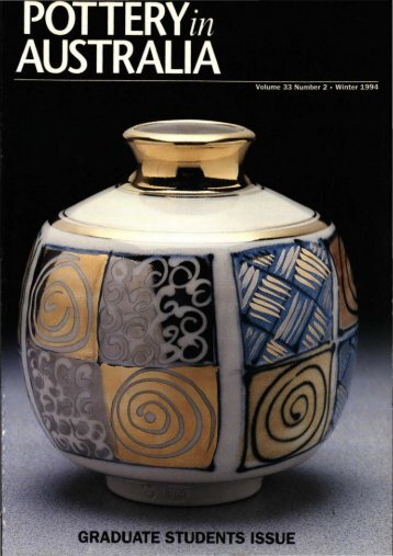 Pottery In Australia Vol 33 No 2 Winter 1994