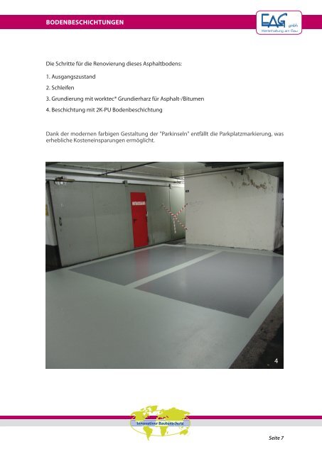 EAG - worktec Bodenbeschichtungen