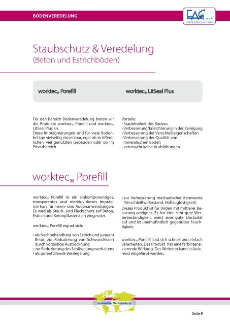 EAG - worktec Bodenbeschichtungen
