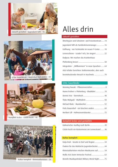 Komplett - DAS Sauerlandmagazin Ausgabe Mai/Juni 2017