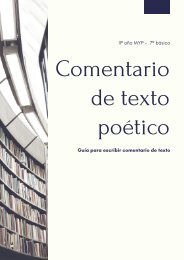 Comentario de texto poético