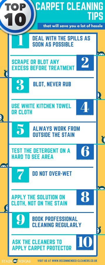 Top 10 Carpet Cleaning tips