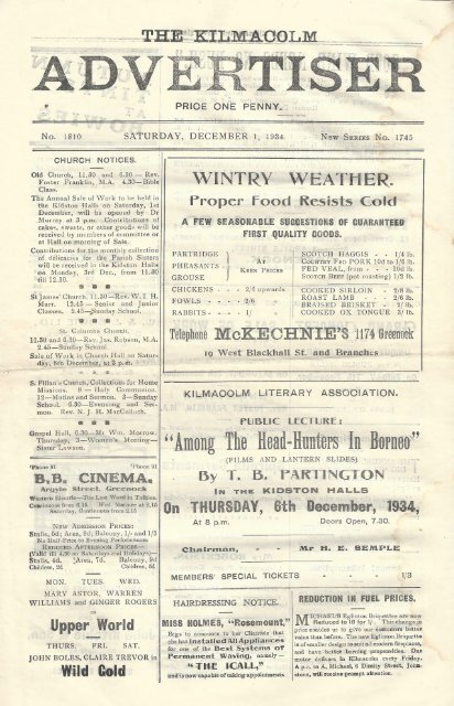 No. 1745 Saturday, December 1, 1934