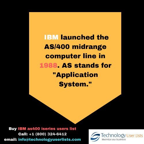 Ibm As400 Customer List