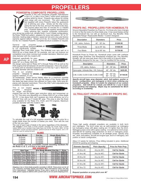 2017-2018 Aircraft Spruce Catalog